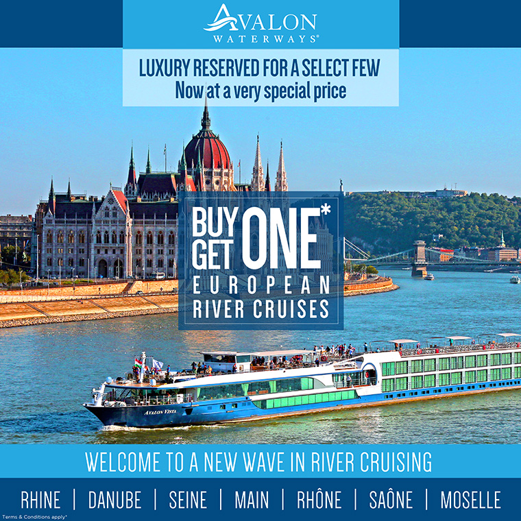 Avalon Waterways: Companion Free Travel Offer